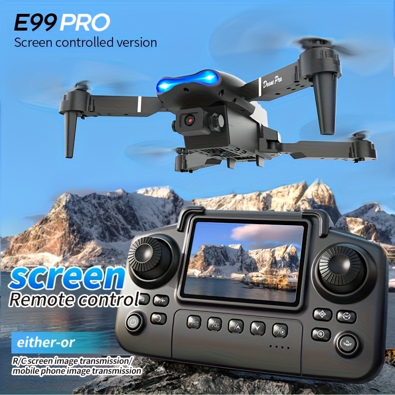 Drone Ae Rc - E99 PRO MAX Katlanabilir Drone: Çift