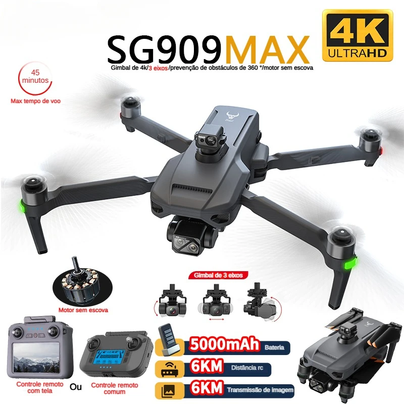 Drone Rc Leading - ZLL SG909 SG909MAX 4K Kameralı Profesyonel