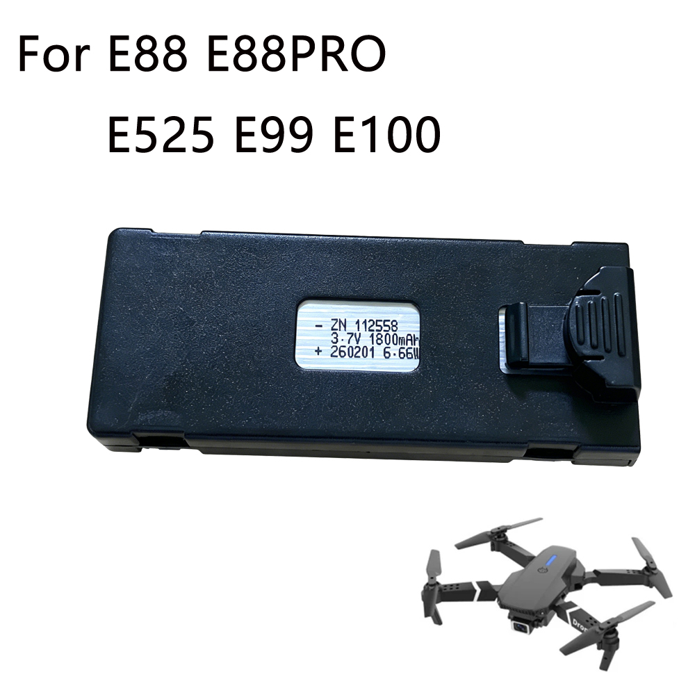E88 drone pili 3.7V 1800mAh şa - Drone E88 Rc Quadcopter incelemesi ve fiyatı