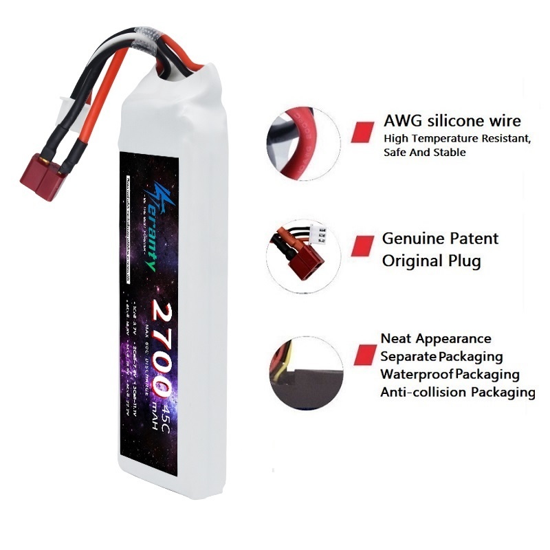 1/3 adet 2S 7.4V Lipo pil 2700 - Drone Rc Leading incelemesi ve fiyatı