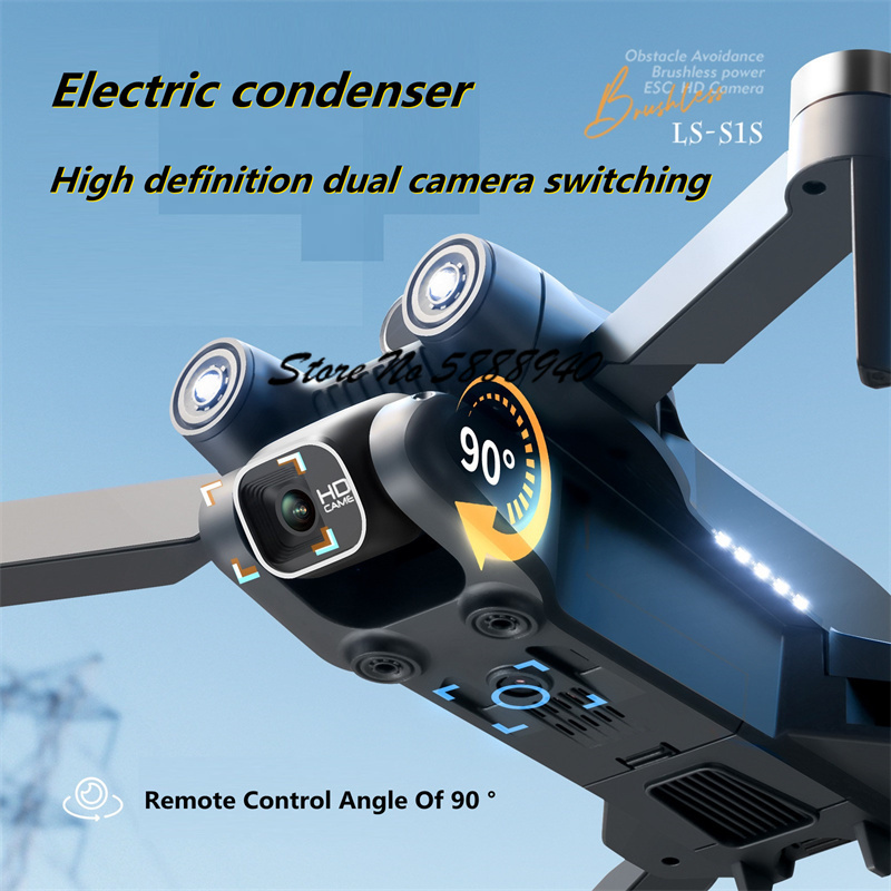 6K Optik Akışlı Fırçasız Katla - Drone S1S Rc Quadcopter incelemesi ve fiyatı